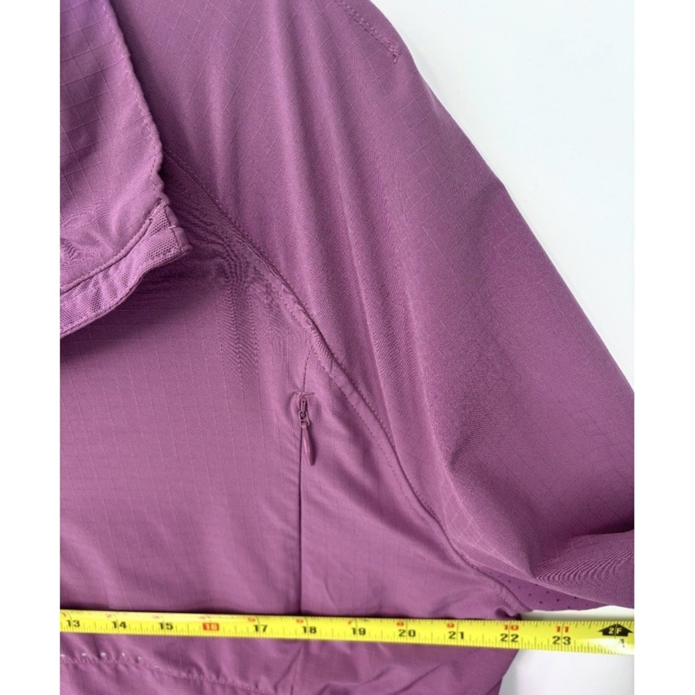 Lululemon Stretch Ripstop Running Half Zip Jacket Women Size M Vintage Plum 0296 - Picture 7 of 7